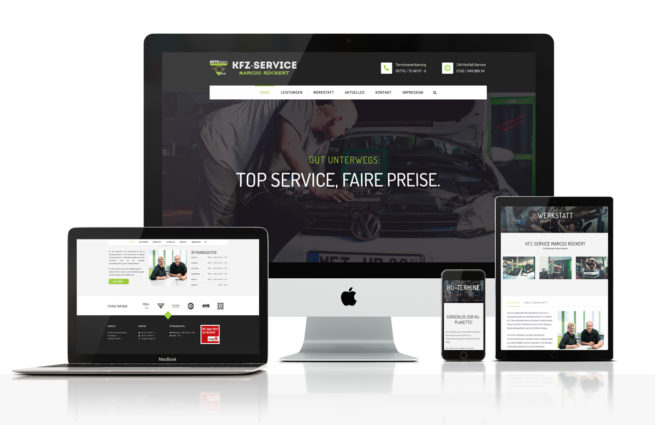 Webrelaunch KFZ-Service Marcus Rückert